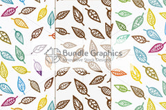 Tileable & scalable vector graphic seamless freehand style pattern pack