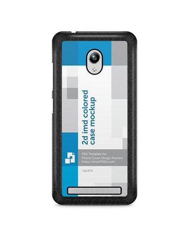 ASUS Zenfone GO 2d IMD Colored Mobile Case Design Mockup 2016