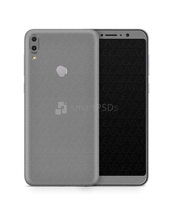 Asus Zenfone Max Pro (M1) Vinyl Skin Design Mockup 2018