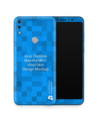 Asus Zenfone Max Pro (M1) Vinyl Skin Design Mockup 2018