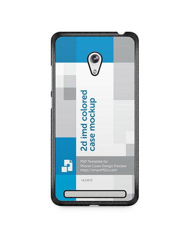 ASUS Zenfone 6 2d IMD Colored Mobile Case Design Mockup 2014