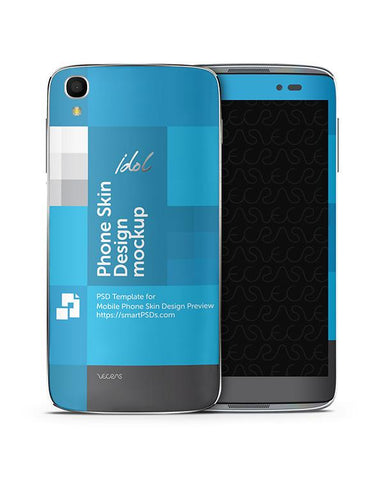 Alcatel Idol 3 5-5 Mobile Skin Design Template
