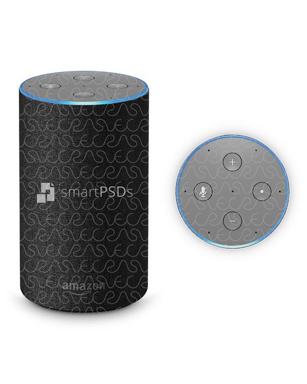 Amazon Echo Audio Speaker (Gen 2) Skin Design Template 2017