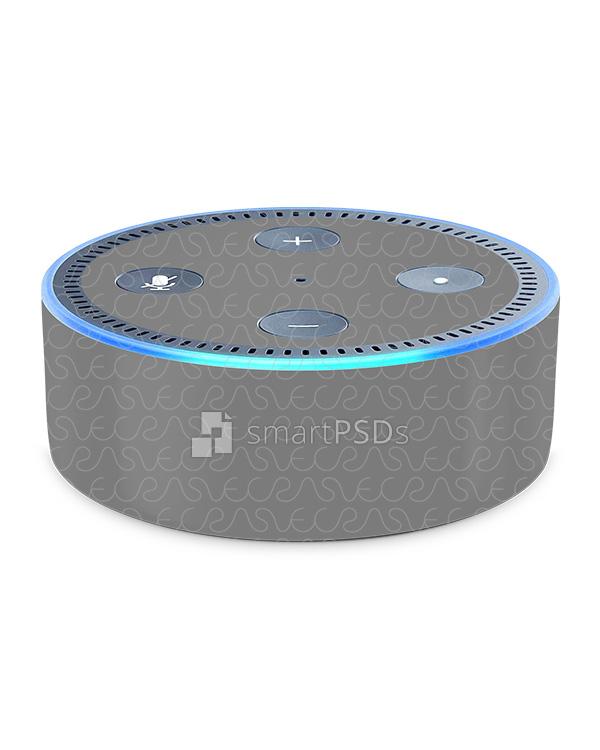 Amazon Eco Dot Gen 2 Audio Device Vinyl Skin Design Mockup