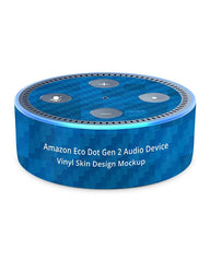 Amazon Eco Dot Gen 2 Audio Device Vinyl Skin Design Mockup