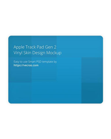 Apple Magic Trackpad 2 Vinyl Skin Design Mockup 2017