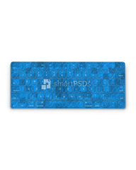 Apple Wireless Keyboard Vinyl Skin Design Mockup
