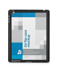 Apple iPad 2-3-4 2d flip Smart Case Design Mockup 2011-12