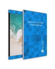 Apple iPad Pro (12.9) 2017 Tablet Skin Design Template (Front-Back Angled)