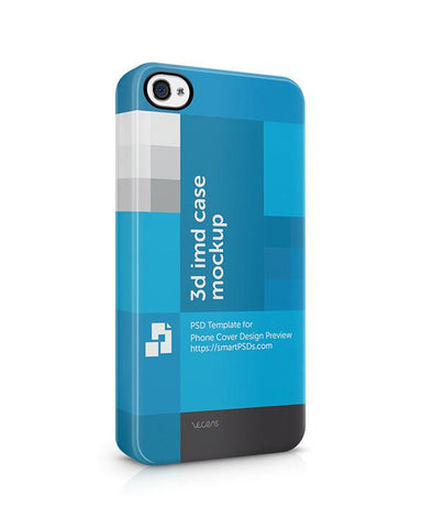 Apple iPhone 4 4s 3d IMD Mobile Case Design Mockup- 2011