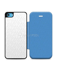 Apple iPhone 5C PU Flip Mobile Case Design Mockup 2013