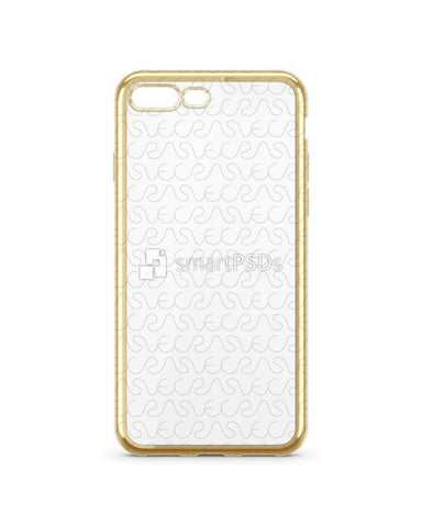 Apple iPhone 7 Plus TPU Electroplated Case Design Mock-up