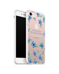 iPhone 7 UV TPU Case with Frosted Edges Design Mockup 2016 (Front-Back angled)
