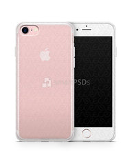 iPhone 7 UV TPU Case with Frosted Edges Design Mockup 2015