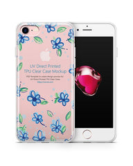 iPhone 7 UV TPU Case with Frosted Edges Design Mockup 2015