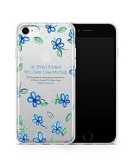 iPhone 7 UV TPU Case with Frosted Edges Design Mockup 2015