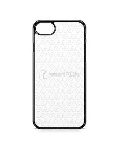 Apple iPhone 8 2d Colored Case Design Mockup Back 2017