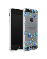 iPhone SE UV TPU Case with Frosted Edges Design Mockup 2016 (Front-Back angled)