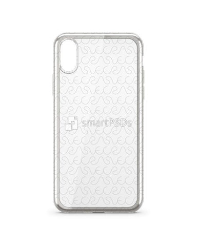 Apple iPhone X TPU Electroplated Case Design Mock-up