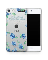 Apple iPod Touch 6 UV TPU Clear Case Design Mockup