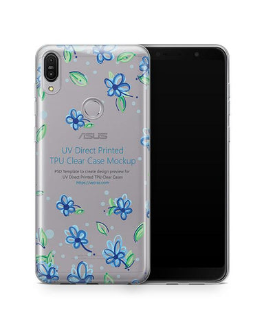 ASUS Zenfone Max Pro M1 (ZB601KL) UV TPU Clear Case Mockup 2018