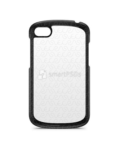 BlackBerry Q10 2d IMD Colored Mobile Case Design Mockup 2013