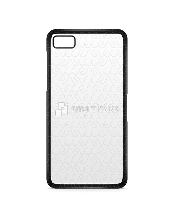 BlackBerry Z10 2d IMD Colored Mobile Case Design Mockup 2013