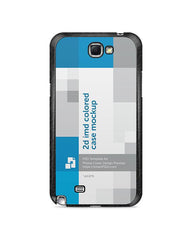 Samsung Galaxy Note 2 2d IMD Colored Mobile Case Design Mockup 2012
