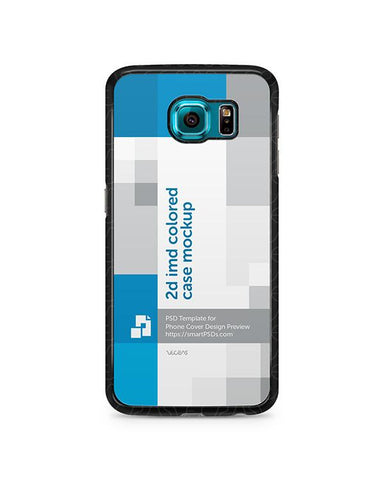 Samsung Galaxy S6 2d IMD Colored Mobile Case Design Mockup 2015