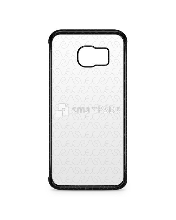Samsung Galaxy S6 Edge 2d IMD Colored Mobile Case Design Mockup 2015