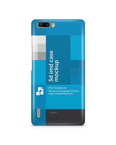Huawei Honor 6 Plus 3d IMD Mobile Case Design Mockup 2014