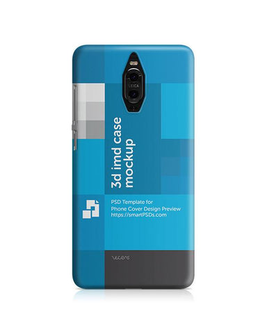 Huawei Mate 9 Pro 3d IMD Mobile Case Design Mockup 2016