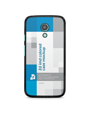 Motorola Moto G2-G2 Lite 2d IMD Colored Mobile Case Design Mockup 2014