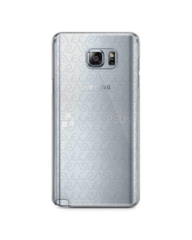 Samsung Galaxy Note 5 3d Crystal Mobile Case Design Mockup 2015