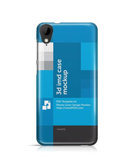 HTC Desire 825 3d IMD Mobile Case Design Mockup 2016