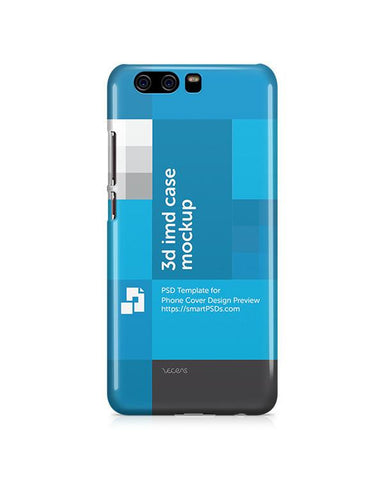 Huawei P10 3d IMD Mobile Case Design Mockup 2017