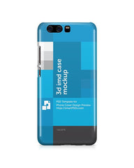 Huawei P10 3d IMD Mobile Case Design Mockup 2017