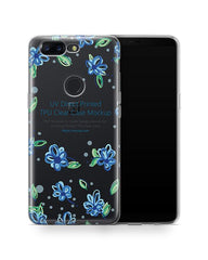 OnePlus 5T UV TPU Clear Case Design Mockup 2017 (Front-Back)