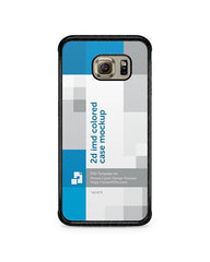 Samsung Galaxy S6 Edge 2d IMD Colored Mobile Case Design Mockup 2015