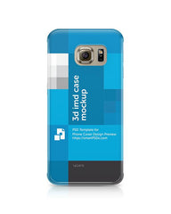 Samsung Galaxy S6 Edge 3d IMD Mobile Case Design Mockup 2015