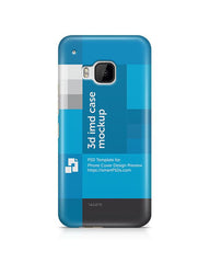 HTC One M9 3d IMD Mobile Case Design Mockup 2015