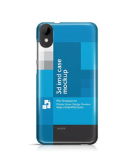 HTC Desire 825 3d IMD Mobile Case Design Mockup 2016