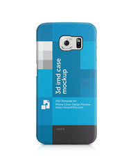 Samsung Galaxy S7 Edge 3d IMD Mobile Case Design Mockup 2016