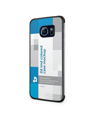 Samsung Galaxy S6 Edge 2d IMD Colored Mobile Case Design Mockup 2015