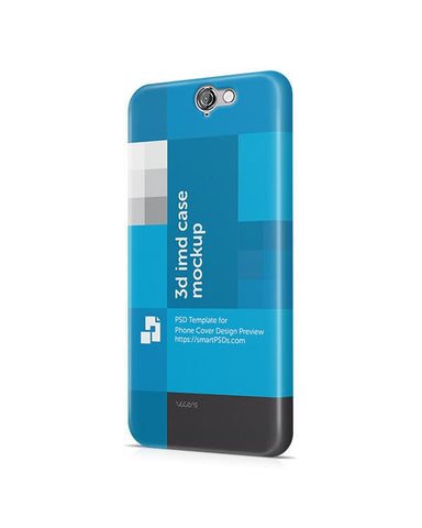 HTC One A9 3d IMD Mobile Case Design mockup 2015