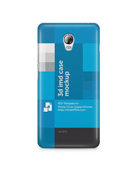 Lenovo Vibe P1 3d IMD Mobile Case Design Mockup 2015