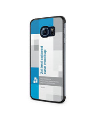 Samsung Galaxy S6 Edge 2d IMD Colored Mobile Case Design Mockup 2015