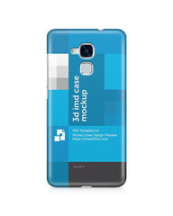 Huawei Honor 5C 3d IMD Mobile Case Design Mockup 2016