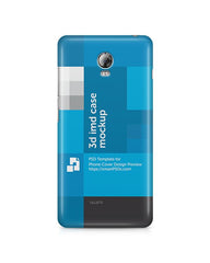 Lenovo Vibe P1 3d IMD Mobile Case Design Mockup 2015