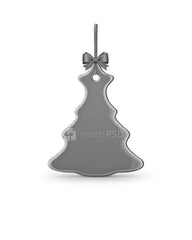 Tree Shaped Ceramic Ornament Sublimation Mockup